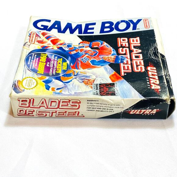 Blades of Steel - Nintendo Game Boy, 1991 CIB Hockey Sports Vintage Game - Picture 3 of 8
